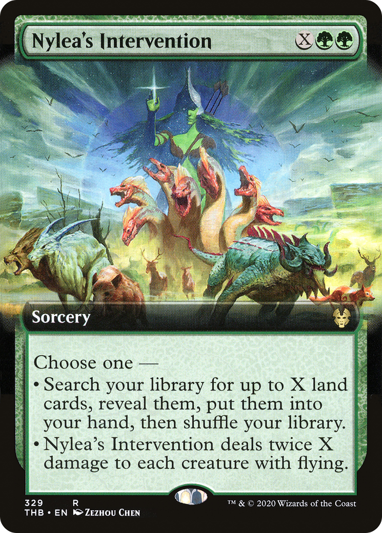 Nylea's Intervention (Extended Art) [Theros Beyond Death]-1