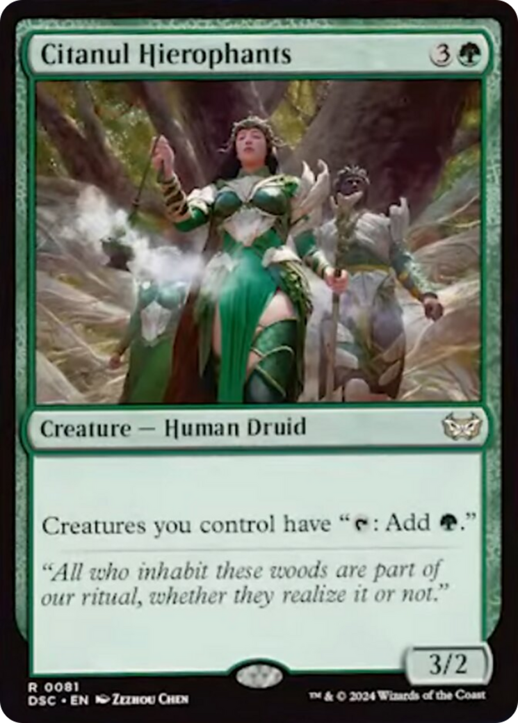 Citanul Hierophants [Duskmourn: House of Horror Commander]-1