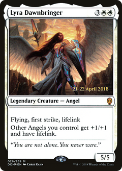 Lyra Dawnbringer [Dominaria Prerelease Promos]-1