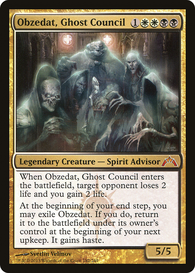 Obzedat, Ghost Council [Gatecrash]-1