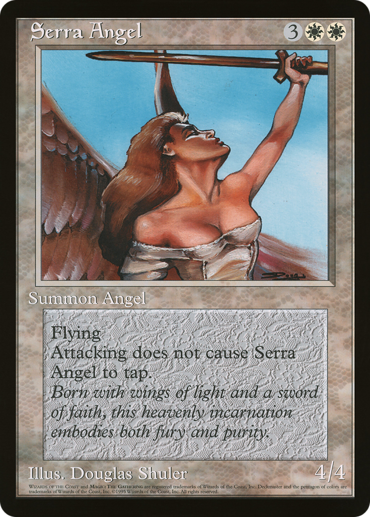 Serra Angel (O90P-007) - Oversized 90's Promos-1