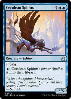 Cerulean Sphinx [Ravnica Remastered]-1