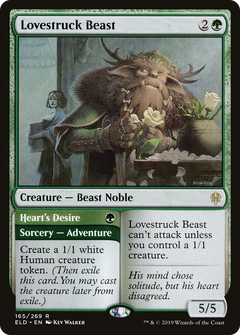Lovestruck Beast // Heart's Desire [Throne of Eldraine]-1