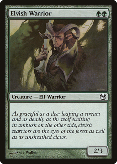 Elvish Warrior [Duels of the Planeswalkers]-1