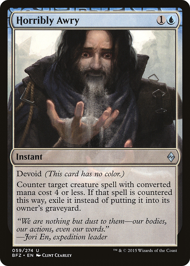 Horribly Awry [Battle for Zendikar]-1