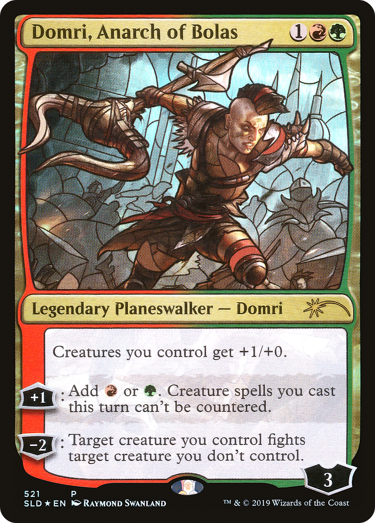 Domri, Anarch of Bolas (Stained Glass) [Secret Lair Drop Promos]-1