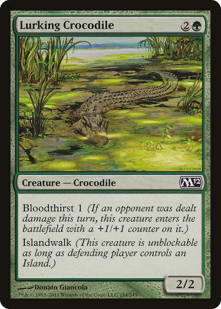 Lurking Crocodile [Magic 2012]-1