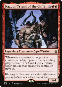 Kazuul, Tyrant of the Cliffs [Commander Legends: Battle for Baldur's Gate]-1