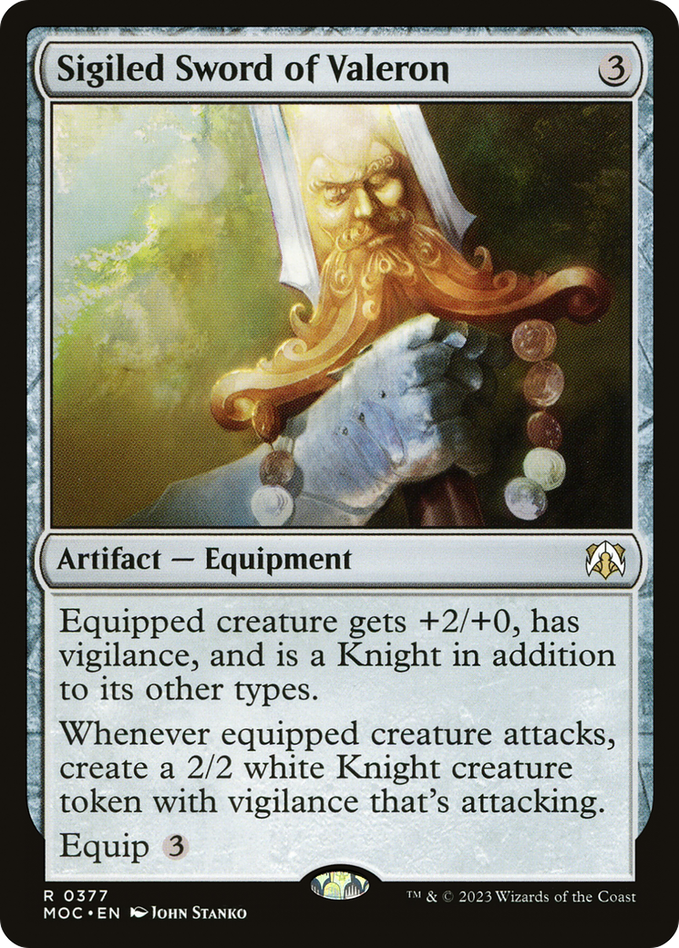 Sigiled Sword of Valeron [March of the Machine Commander]-1