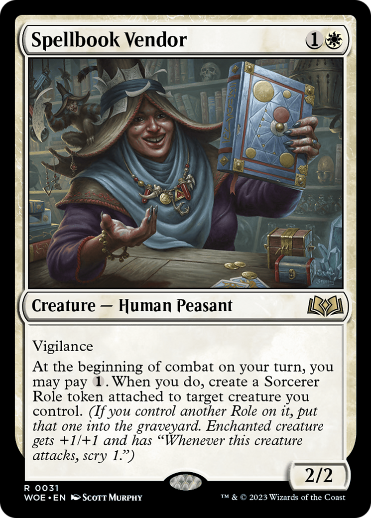 Spellbook Vendor [Wilds of Eldraine]-1