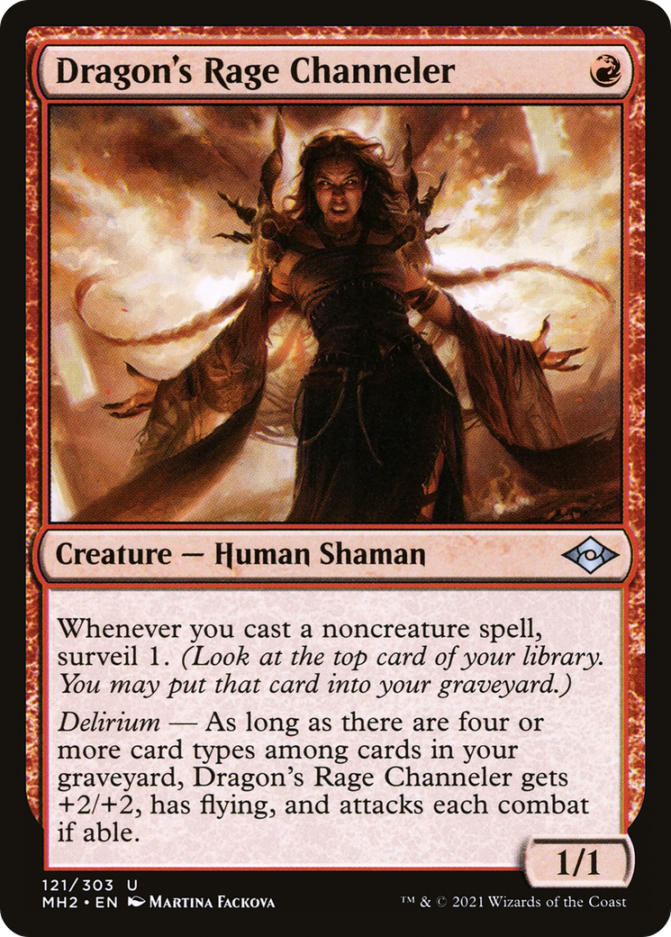 Dragon's Rage Channeler [Modern Horizons 2]-1