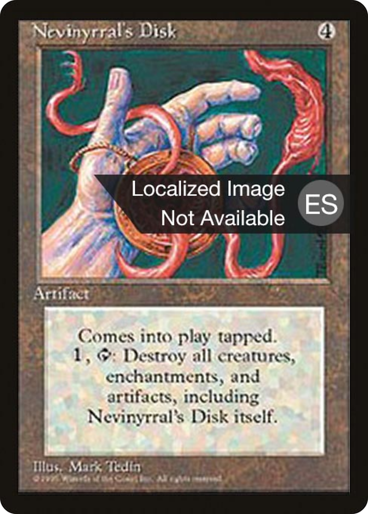 Nevinyrral's Disk [Fourth Edition Foreign Black Border]-1