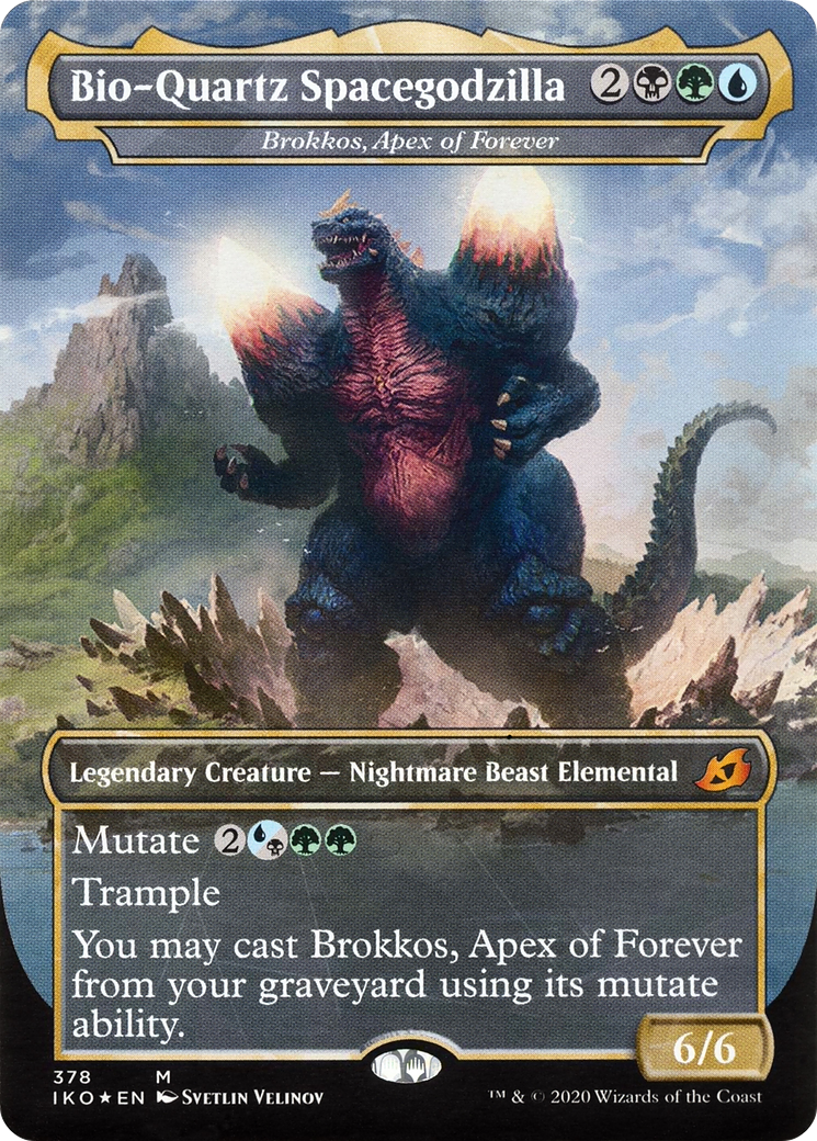 Brokkos, Apex of Forever - Bio-Quartz Spacegodzilla (Godzilla Series) [Ikoria: Lair of Behemoths]-1
