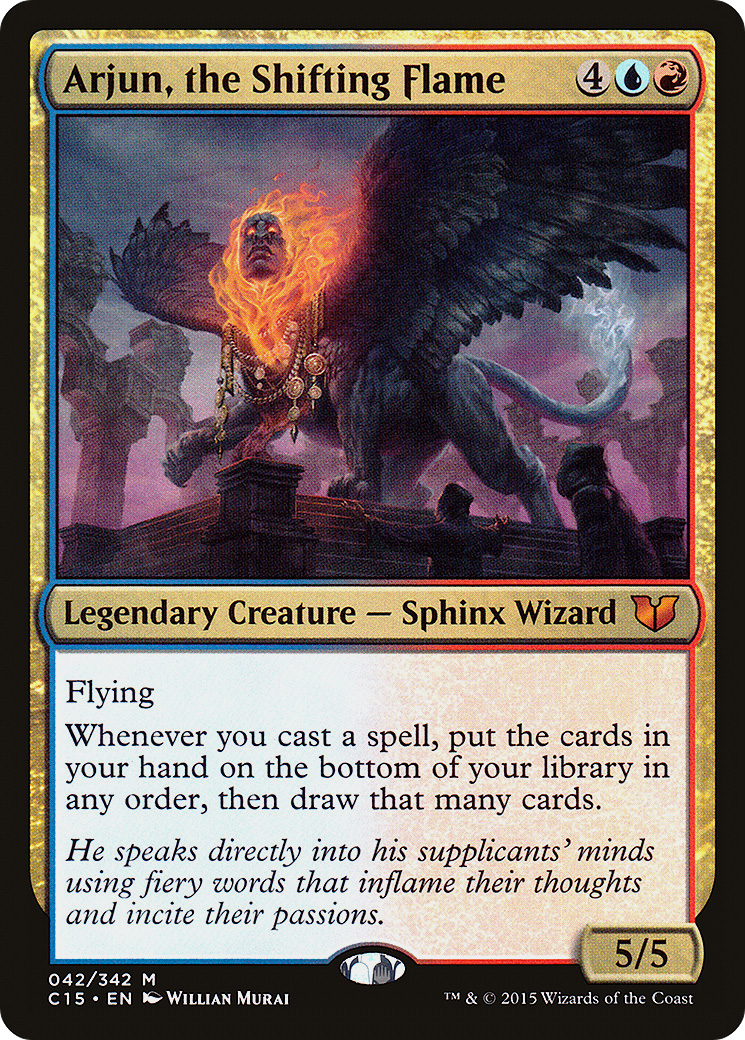 Arjun, the Shifting Flame [Commander 2015]-1