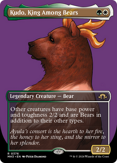 Kudo, King Among Bears (Borderless) [Modern Horizons 3]-1