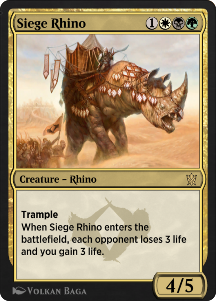 Siege Rhino (EA1-016) - Explorer Anthology 1-1