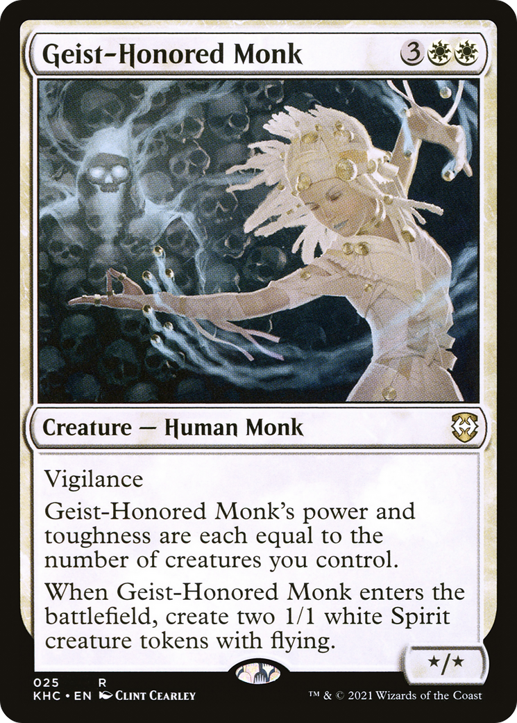 Geist-Honored Monk [Kaldheim Commander]-1
