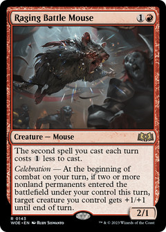 Raging Battle Mouse [Wilds of Eldraine]-1
