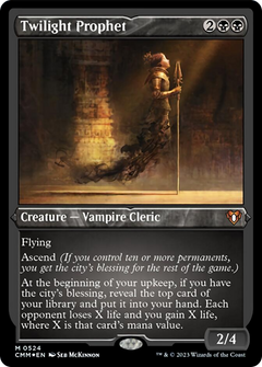 Twilight Prophet (Foil Etched) [Commander Masters]-1