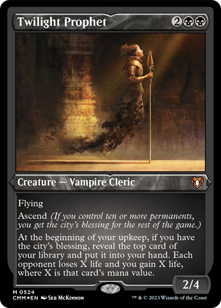 Twilight Prophet (Foil Etched) [Commander Masters]-1