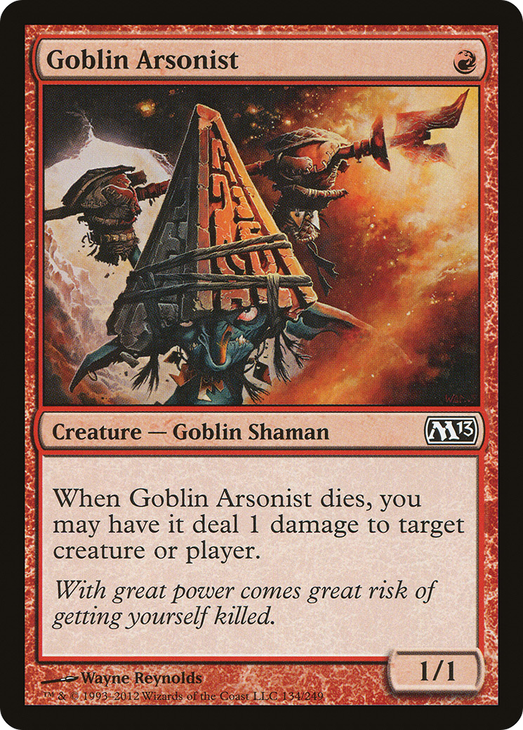 Goblin Arsonist [Magic 2013]-1