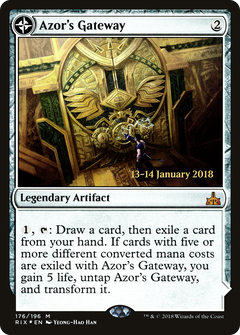 Azor's Gateway // Sanctum of the Sun [Rivals of Ixalan Prerelease Promos]-3