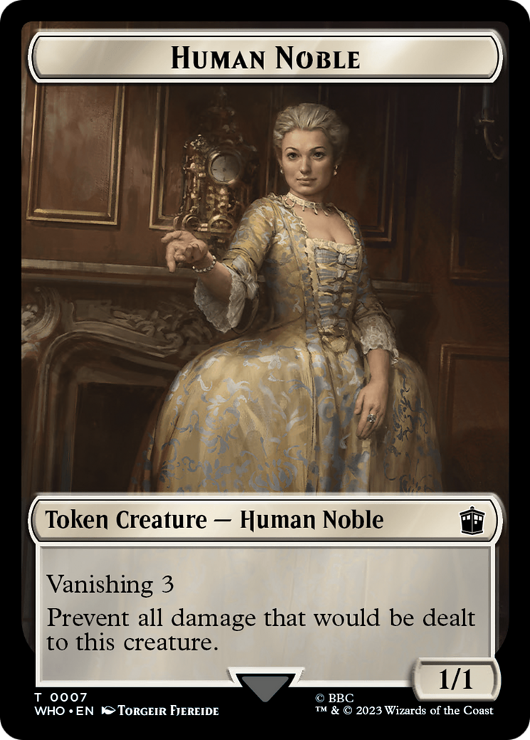 Human Noble (TWHO-007) - Doctor Who Tokens-1
