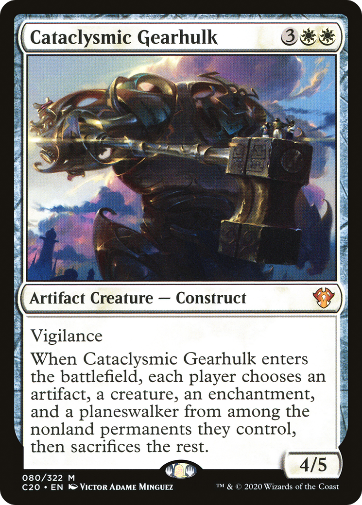 Cataclysmic Gearhulk [Commander 2020]-1