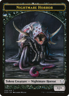 Nightmare Horror Token [Dominaria Tokens]-1