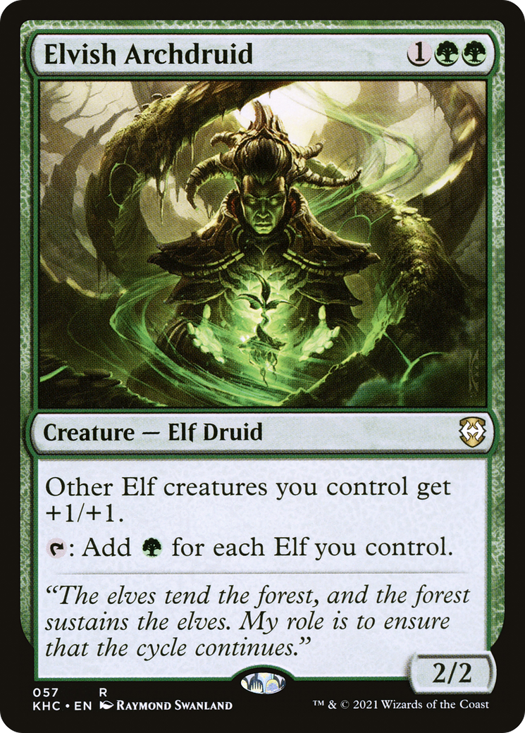Elvish Archdruid [Kaldheim Commander]-1