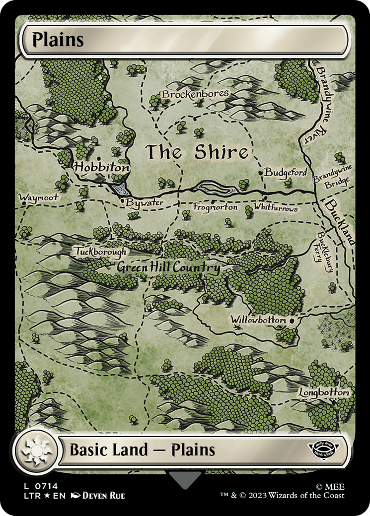 Plains (0714) (Surge Foil) [The Lord of the Rings: Tales of Middle-Earth]-1