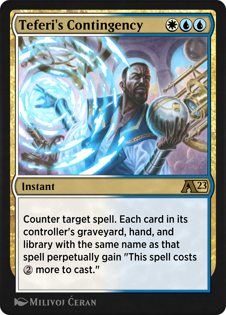 Teferi's Contingency (YDMU-027) - Alchemy: Dominaria-1