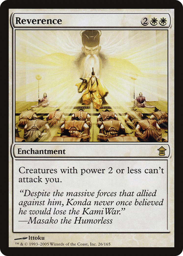 Reverence [Saviors of Kamigawa]-1