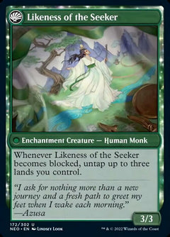 Azusa's Many Journeys // Likeness of the Seeker [Kamigawa: Neon Dynasty]-2