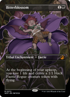 Bitterblossom (Anime Borderless) [Wilds of Eldraine: Enchanting Tales]-1