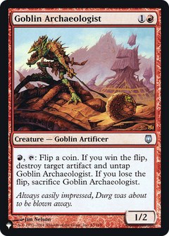 Goblin Archaeologist [Secret Lair: Heads I Win, Tails You Lose]-1