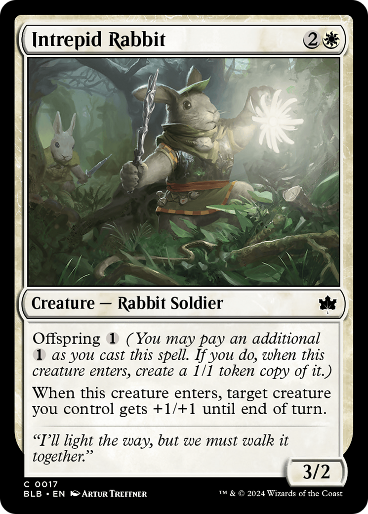 Intrepid Rabbit [Bloomburrow]-1