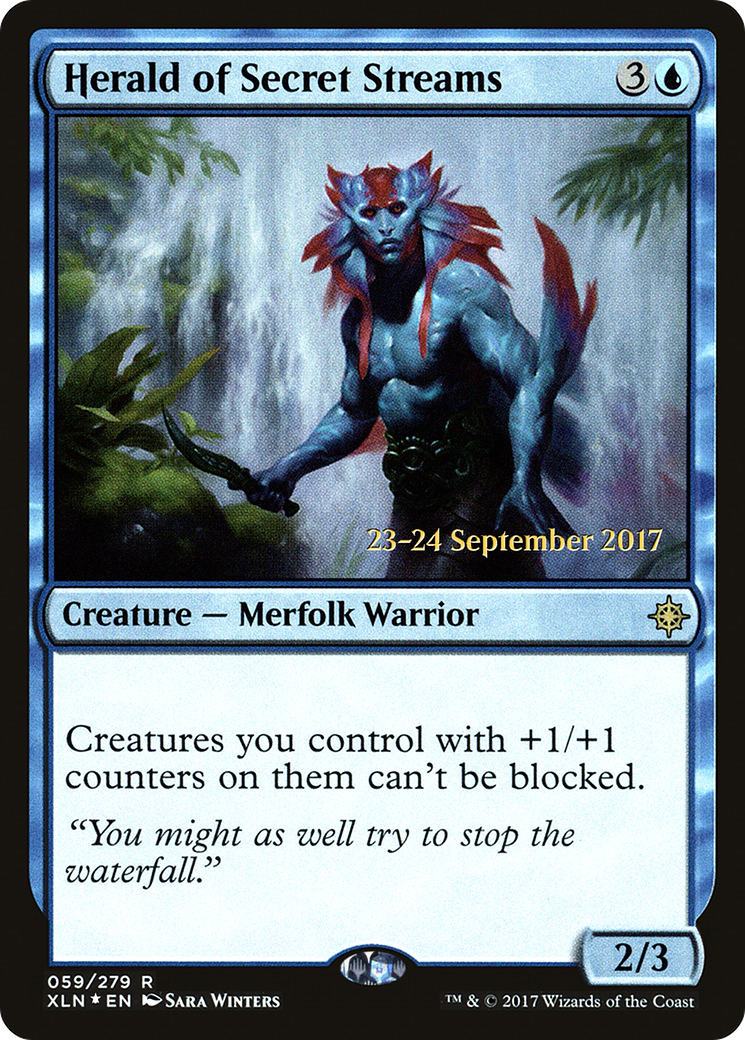 Herald of Secret Streams [Ixalan Prerelease Promos]-1
