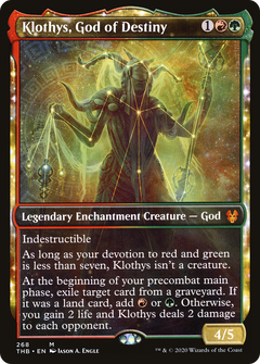 Klothys, God of Destiny (Showcase) [Theros Beyond Death]-1