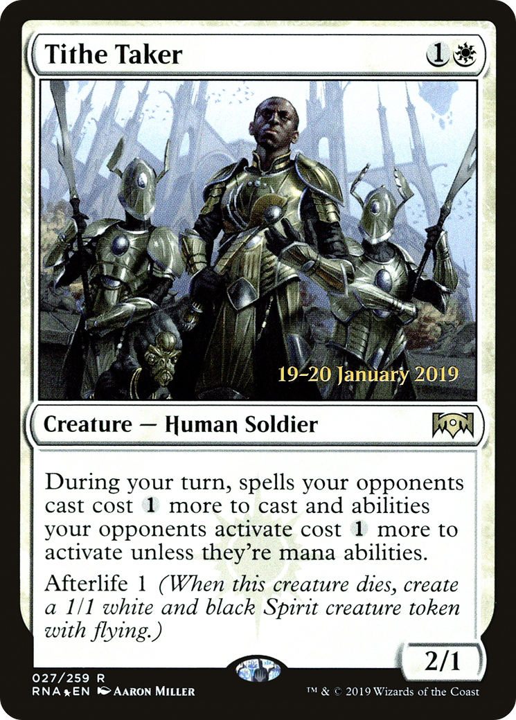 Tithe Taker [Ravnica Allegiance Prerelease Promos]-1