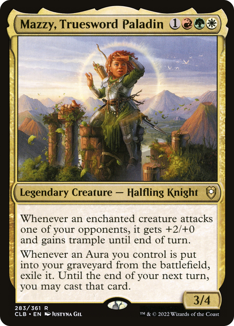 Mazzy, Truesword Paladin [Commander Legends: Battle for Baldur's Gate]-1
