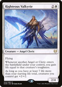 Righteous Valkyrie (Promo Pack) [Kaldheim Promos]-1