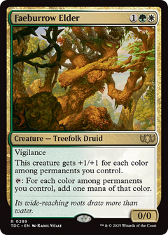 Faeburrow Elder [Tarkir: Dragonstorm Commander]-1