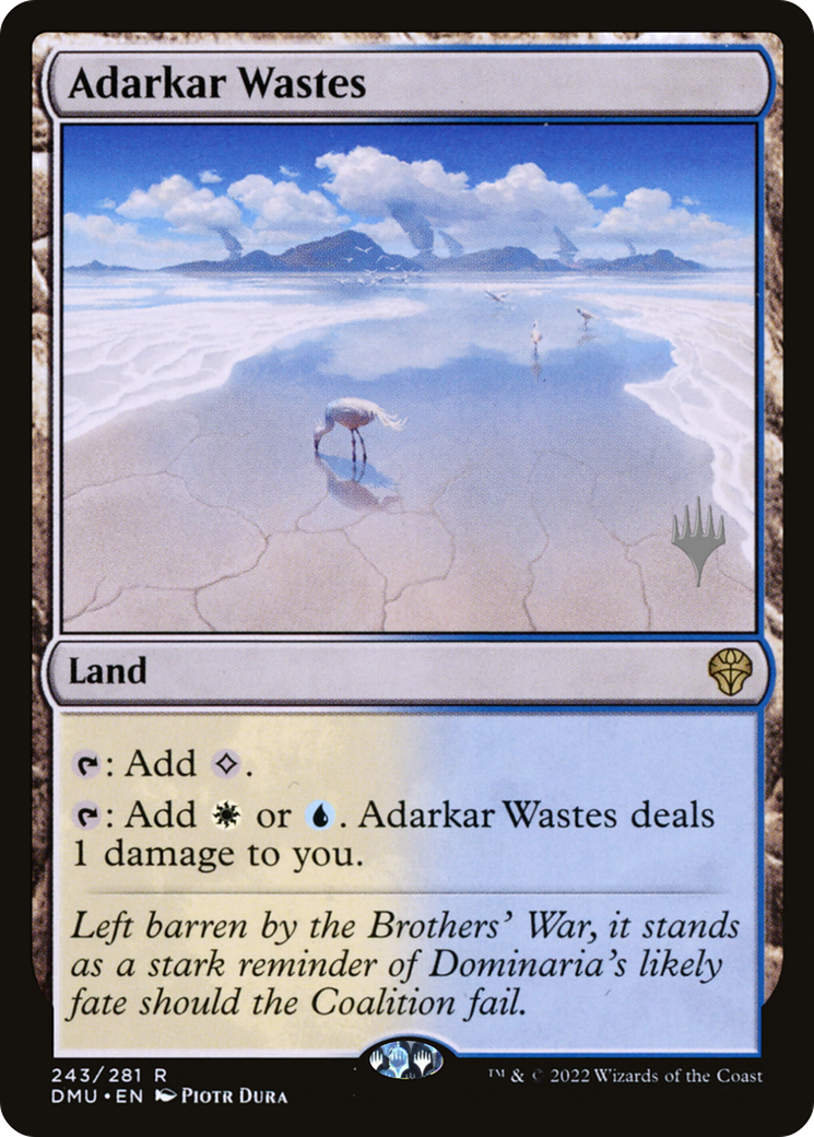 Adarkar Wastes (Promo Pack) [Dominaria United Promos]-1