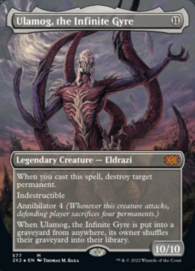 Ulamog, the Infinite Gyre (Textured Foil) [Double Masters 2022]-1