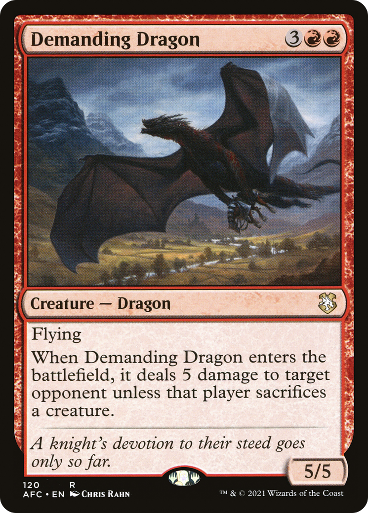 Demanding Dragon [Dungeons & Dragons: Adventures in the Forgotten Realms Commander]-1