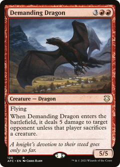 Demanding Dragon [Dungeons & Dragons: Adventures in the Forgotten Realms Commander]-1