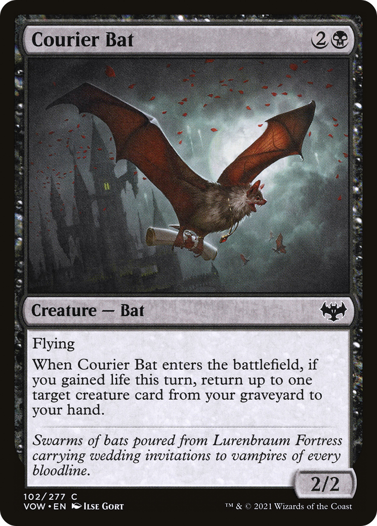 Courier Bat [Innistrad: Crimson Vow]-1