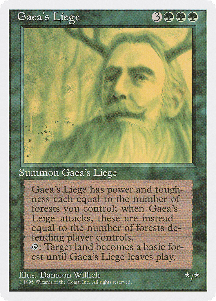Gaea's Liege [Fourth Edition]-1