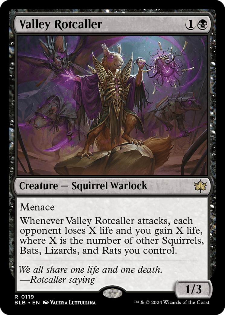 Valley Rotcaller (BLB-119) - Bloomburrow Foil-1